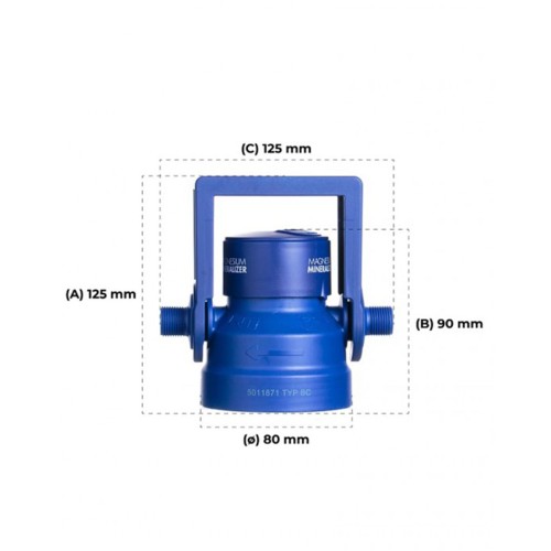 Cap montaj pentru filtru Woda Pure Mineralizer (cu bypass)