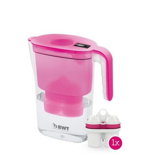 Cana Vida roz 2.6 l cu indicator manual si filtru Mg