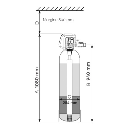 Filtru multistrat eliminare fier și mangan BWT Multi S 2000